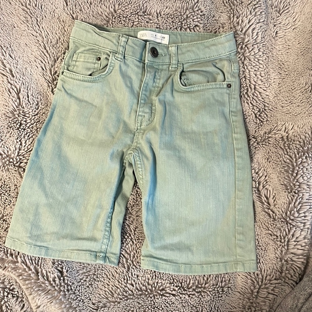 ZARA Denim Long Shorts